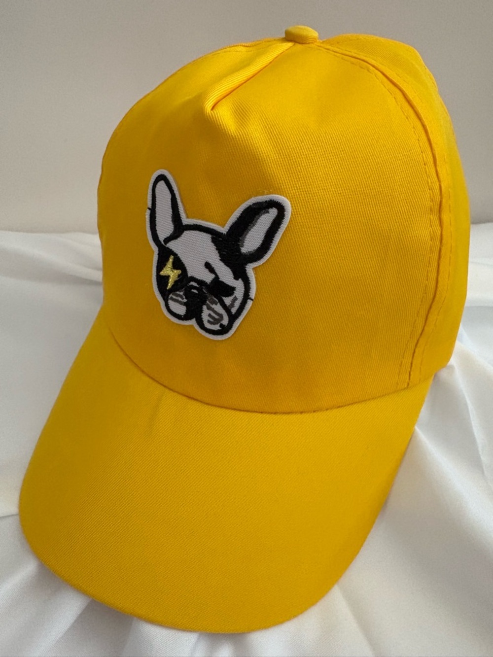 BOGOKids Bright Yellow Adjustable Lightweight Summer Cap W/Dog 🐶 & Soccer ⚽️